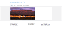 Desktop Screenshot of american-escrow.com